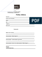 Ficha Clinica Optometria