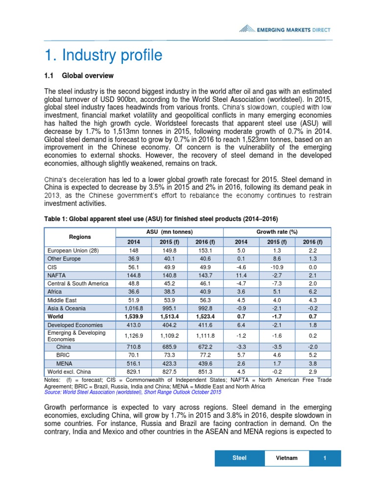 Chapter 1 Industry Profile - 1.1 Global Overview PDF | PDF | Bric | China