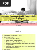 Indonesian community health workers