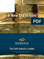 Barrick Gold - Goldman Sachs Basic Materials Conference 2010