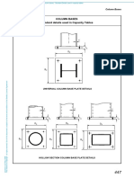 Columns Bases - Standard Details