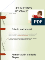 REQUERIMIENTOS NUTRICIONALES