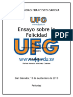 Ensayo Sobre La Felicidad