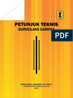 Petunjuk Teknis Surveilans Campak 2012