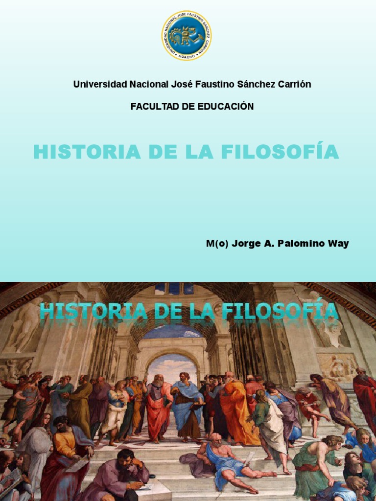 Historia de la filosofía Metafísica Ciencia filosófica