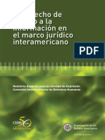 ACCESO A LA INFO en El Marco Jco Interam (CIDH)