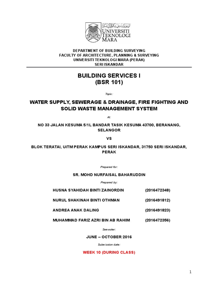 Building Services Pdf Sanitary Sewer Sewage