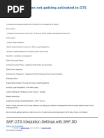 SAP GTS Table Overview and Descriptions | PDF | Customs | Tariff