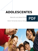 Atención a la salud de adolescentes