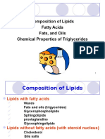 Lipids: Composition of Lipids Fatty Acids Fats, and Oils Chemical Properties of Triglycerides