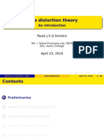 Rate Distortion