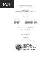 Download Lpu Final Year CSE Project Example  by Gaurav Kumar SN325317356 doc pdf