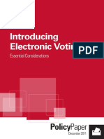 IDEA.introducing Electronic Voting Essential Considerations