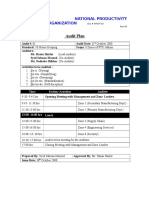 Audit Plan: National Productivity Organization