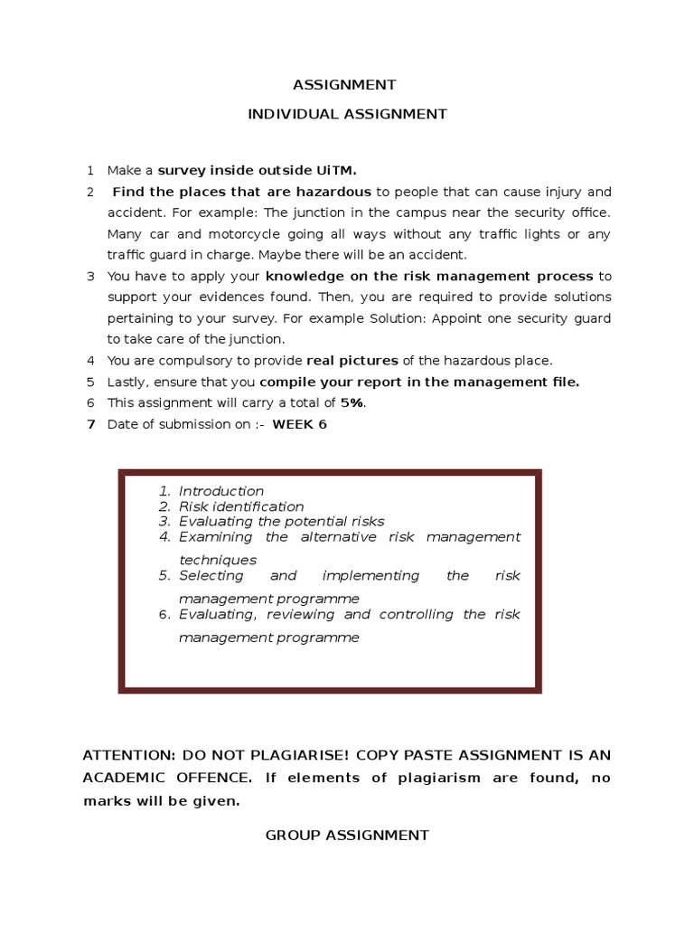 Assignment Ins200 Pdf Insurance Risk Management