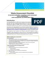 Waste Assessment Checklist