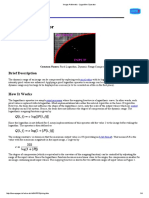 Image Arithmetic - Logarithm Operator