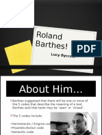 Roland Barthes!