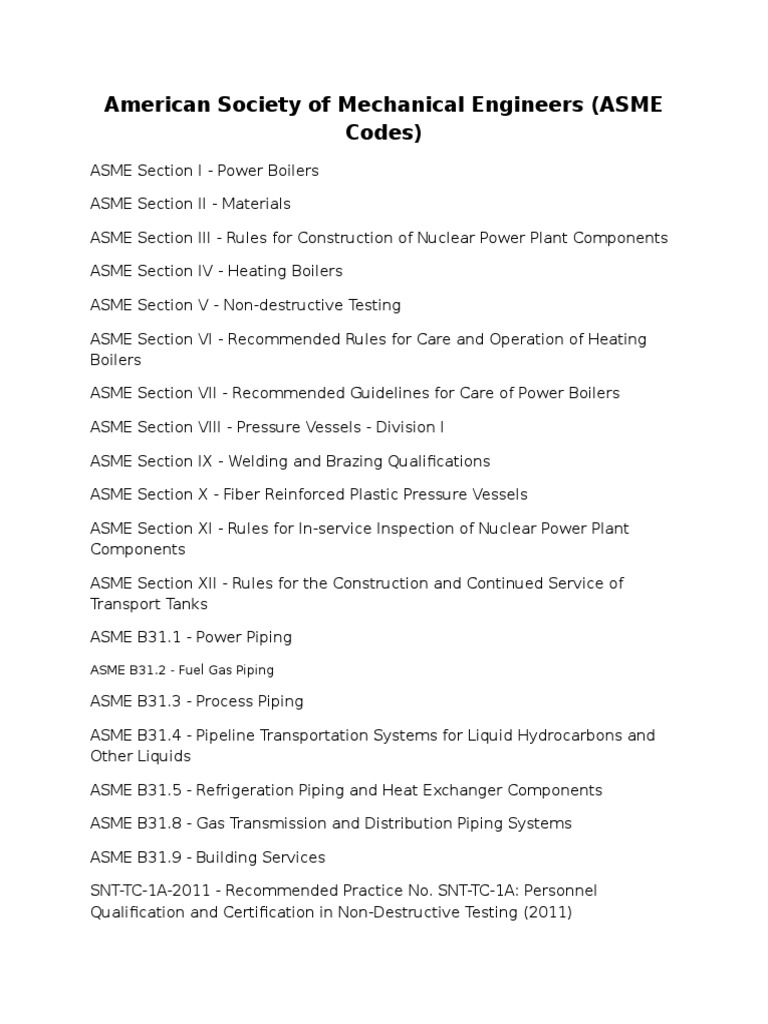 American Society of Mechanical Engineers (ASME Codes) ASME B31.2 Fuel Gas Piping PDF