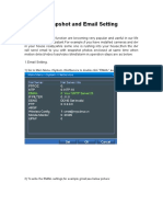 Snapshot,Email FTP Setting