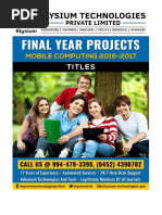 Elysium Technologies Mobile Computing 2016-17 Titles