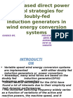 Fuzzy-Based Direct Power Control Strategies For Doubly-Fed Induction Generators in Wind Energy Conversion Systems