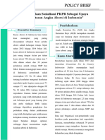 Policy Brief - Optimalisasi PKPR Sebagai Upaya Pengentasan Angka Aborsi Di Indonesia