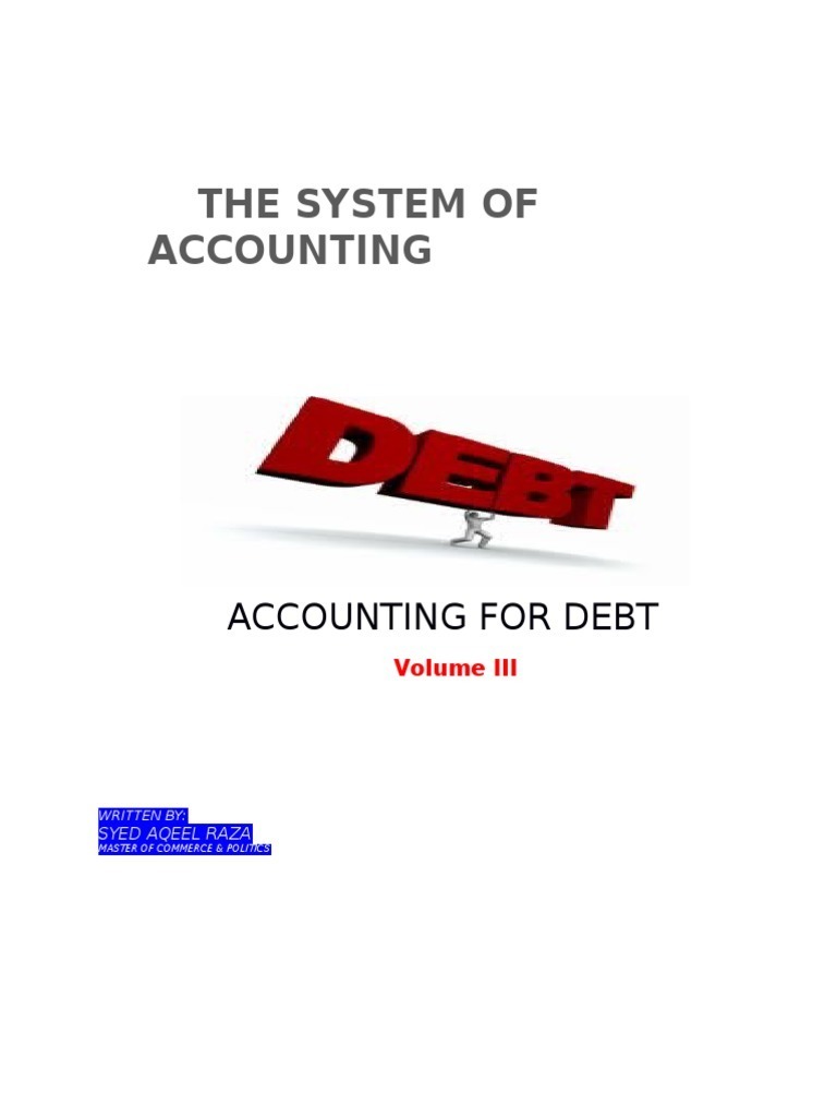 accounting for debt assignment