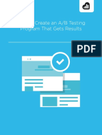 How To Create An AB Test Program