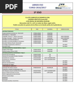 Libros Secundaria 2016-17