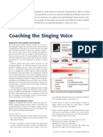 Coaching The Singing Voice PDF