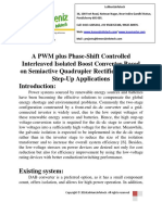 A PWM Plus Phase-Shift Controlled Interleaved Isolated Boost Converter Based on Semiactive Quadrupler Rectifier for High Step-Up Applications