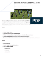.Ar-Planificación y Secuencia de Trabajo Semanal en Un Equipo de Fútbol