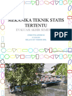 Mekanika Teknik Statis Tertentu: Evaluasi Akhir Semester