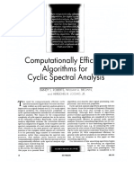 Computationally Efficient Algorithms For Cyclic Spectral Analysis