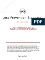 2005 Loss Prevention Std -Auto Spkr Pump Set Installation