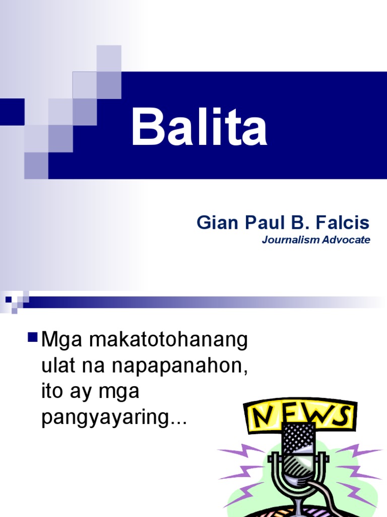 Balita | PDF