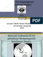 Aulia Ekonomi Indonesia Di Era Globalisasi Mempengaruhi Ketahanan Negara