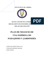Empresa de Paisajismo y Jardineria PDF