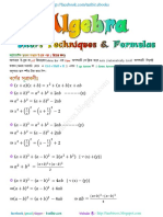 MATH-Algebra Short Techniques and Formulas by Tanbircox