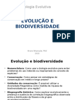 Evolucao e Biodiversidade I 2015