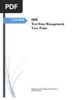 IBM Test Data Management V0.4