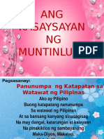 ANG KASAYSAYAN NG Muntinlupa