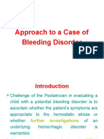 Approach To A Case of Bleeding Disorder