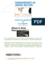 PPT on Risk management in banks