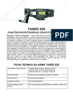 Taser x26 Ficha Tecnica