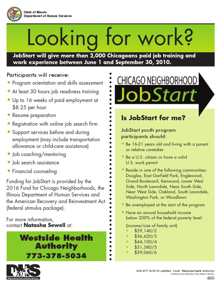 JobStart Program for Chicago Youth | PDF