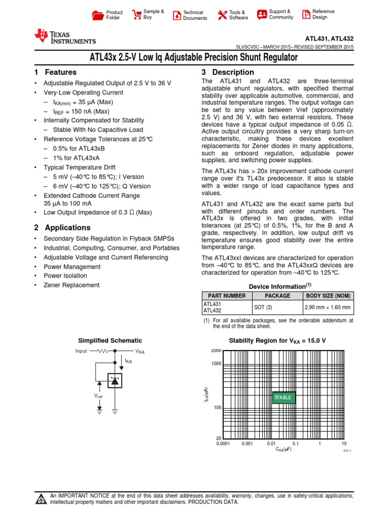 Atl 431 | PDF | Amplifier | Electrostatic Discharge