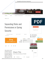 Separating Roles and Permissions in Spring Security