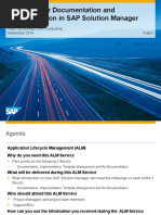 Road Map For Documentation and Implementation in SAP Solution Manager